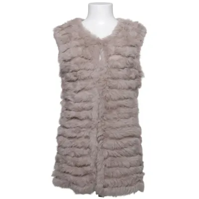 Fur vest (Gray) from Kopenhagen by Andersen Fur, Polyester