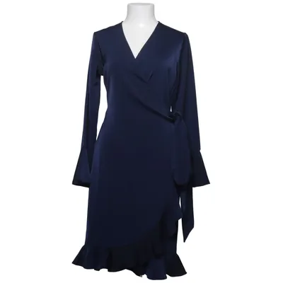 Wrap dress (Blue) from Daisy Grace Polyester