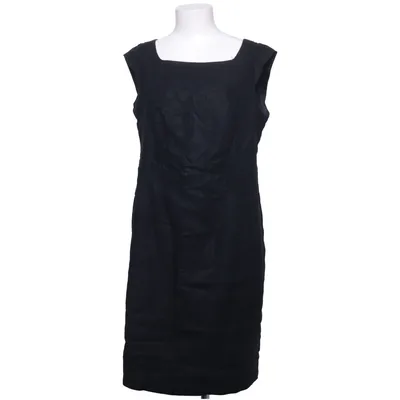 Dress (Black) from M&S Woman Linen, Polyester, Viscose