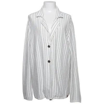 Cardigan (Hvid, Sort) fra Fiora Blue Akryl, Bomuld
