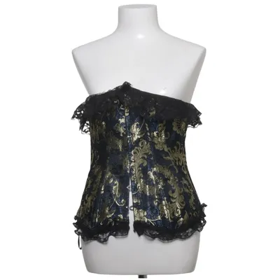 Korset (Blauw, Goud, Zwart) van Chilirose Elastaan, Polyester