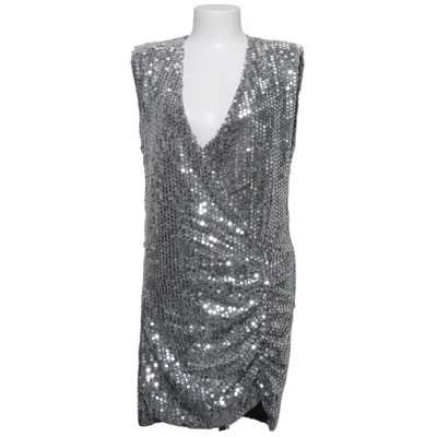 Cocktailkleid (Silber) von Zara Metallfaser, Polyester