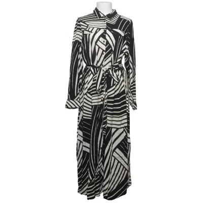 Shirt dress (Black, White, Green) from Evans Viscose