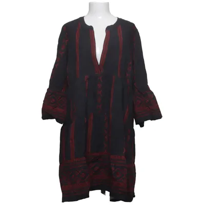 Jurk (Zwart, Rood) van Rainbow Viscose