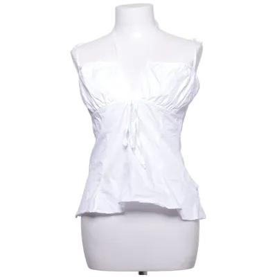 Tank Top (White) from Zara Cotton