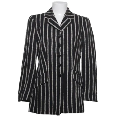Blazer (Sort, Beige) fra Louis Féraud Silke, Uld