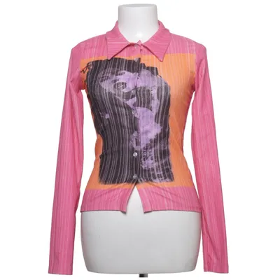 Skjorte (Pink, Orange, Flerfarvet) fra Urban Outfitters Elastan, Polyester