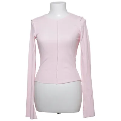 Langærmet t-shirt (Pink) fra Even & Odd Elastan, Økologisk bomuld