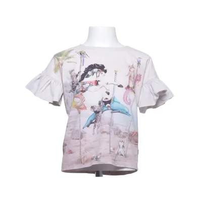 T-shirt (Beige, Multicolored) from Molo Elastane, Organic cotton
