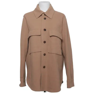 Skjortejakke (Beige) fra Boss Polyamid, Viscose, Uld