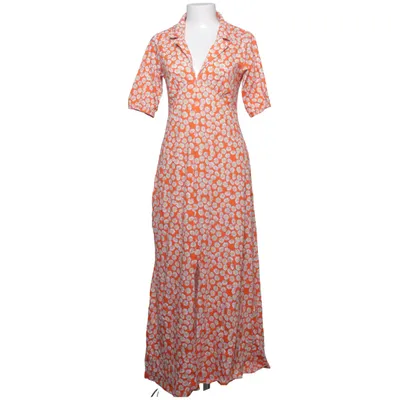 Shirt dress (Orange, White, Yellow) from ASOS Design Cotton