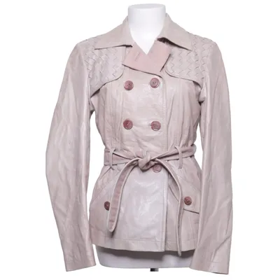 Ledermantel (Beige) von s.Oliver Baumwolle, Leder