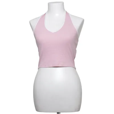 Halternecktopp (Rosa, Vit) från Don´t call me Jennyfer Bomull, Elastan, Polyester