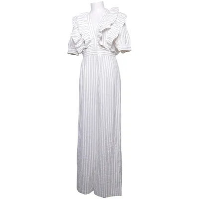 Jumpsuit (Wit, Zwart) van Scalpers Katoen, Polyester, Viscose