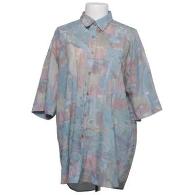 Korte mouwen shirt (Blauw, Meerkleurig) van Culture Katoen, Polyester