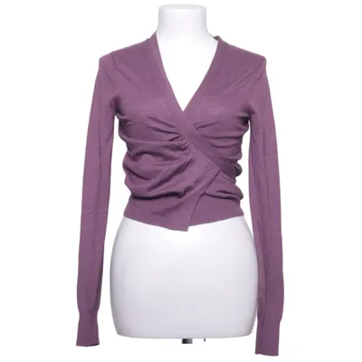 Cardigan cache-cœur (Violet) de Etro Cachemire, Soie