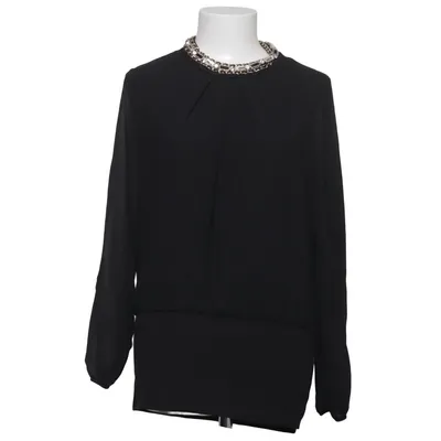 Blouse (Zwart) van Moda Italia Elastaan, Polyester, Viscose