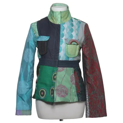 Jacket (Green, Blue, Red, Multicolored) from Desigual Cotton, Metallic fiber, Polyester, Viscose