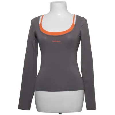 T-shirt à manches longues (Gris, Orange) de Iets Frans Coton, Élasthane