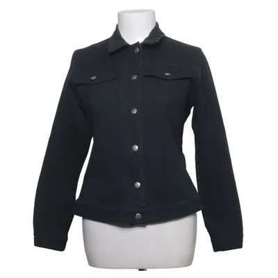 Denim jacket (Black) from Solo Cotton, Elastane