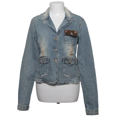 Denimjakke (Blå, Brun) fra True Religion Bomuld