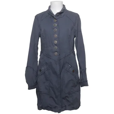 Shirt dress (Gray) from Dreimaster Cotton