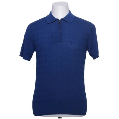 Polo shirt (Blue) from Canali Cotton, Lyocell