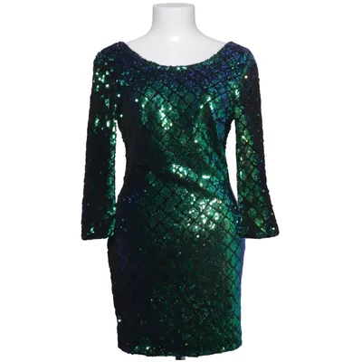 Cocktailjurk (Blauw, Groen, Zwart) van Eva & Lola Polyester