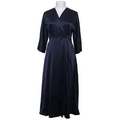 Wrap dress (Blue) from M & W Elastane, Silk