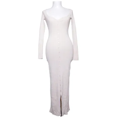 Maxi jurk (Beige) van Nisan Polyamide, Viscose