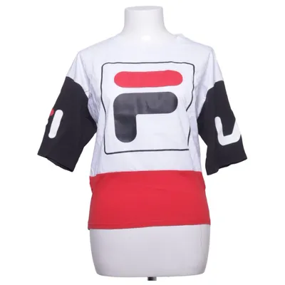 T-shirt (White, Black, Red) from Fila Cotton