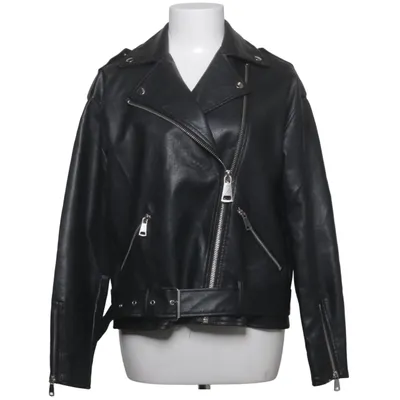 Bikerjacka (Svart) från Missguided Bomull, Polyester, Polyuretan, Viskos