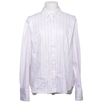 Skjorta (Vit, Rosa) från Leveté Room Elastan, Ekologisk bomull, Polyamid