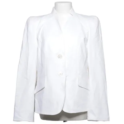 Blazer (White) from Barbara Kessels Acetate, Elastane, Polyamide, Viscose