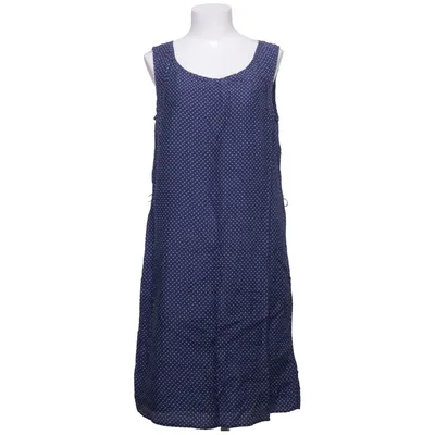 Dress (Blue, White) from Oui Collection Cotton, Silk