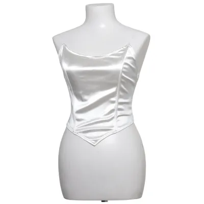 Corset (White) from Katch Me Elastane, Polyester