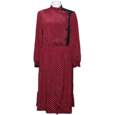 Jurk (Rood, Zwart) van Dolina Polyester