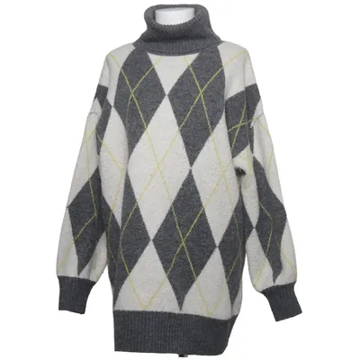 Polotröja (Grå, Vit, Gul) från Pringle Of Scotland x H&M Polyester, Akryl, Ull, Elastan