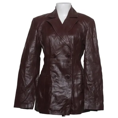 Leather blazer (Brown) from Gestuz