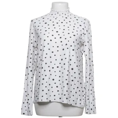 Blouse (Wit, Zwart) van Tom Tailor Denim Elastaan, Viscose