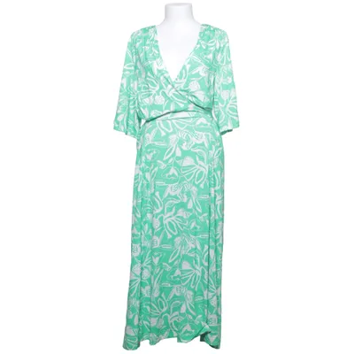 Robe portefeuille (Vert, Blanc) de Pure Female Élasthane, Viscose