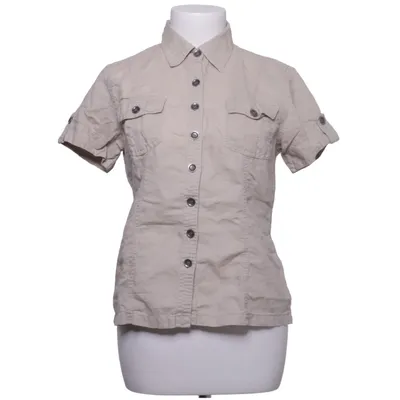 Short sleeve shirt (Beige) from Biaggini Cotton, Linen