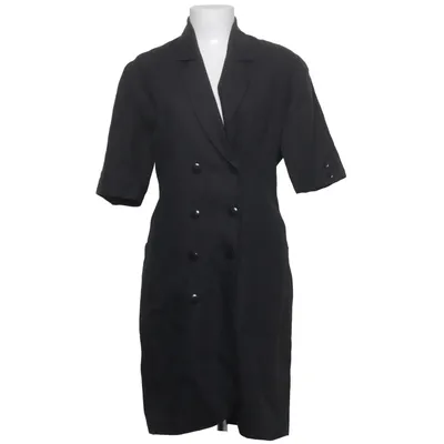 Robe (Noir) de Birgitta Acétate, Lin