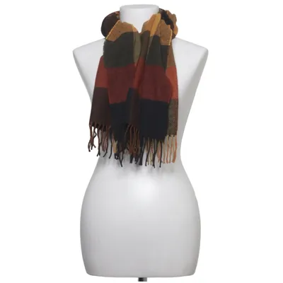 Écharpe (Marron, Rouge, Jaune) de Harrods Laine