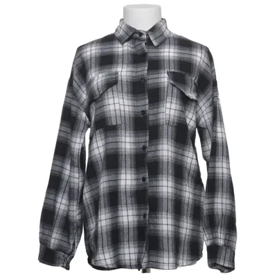Chemise en flanelle (Noir, Blanc) de Lily Rose Élasthane, Polyester