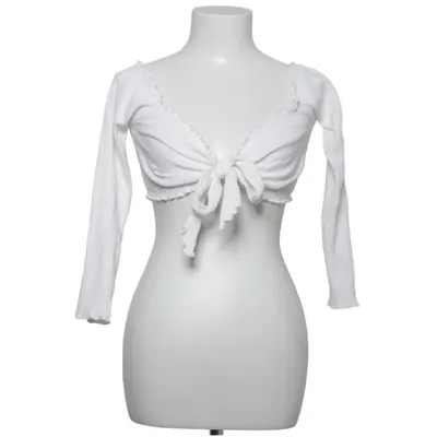 Crop top (White) from Bik Bok Elastane, Polyester, Viscose