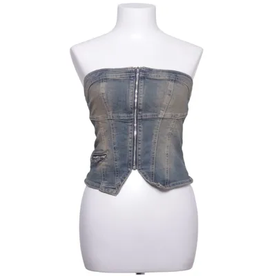 Tube Top (Blau) von New Yorker Baumwolle, Elasthan, Polyester