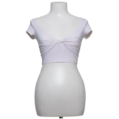 Crop top (White) from Madlady Elastane, Polyester
