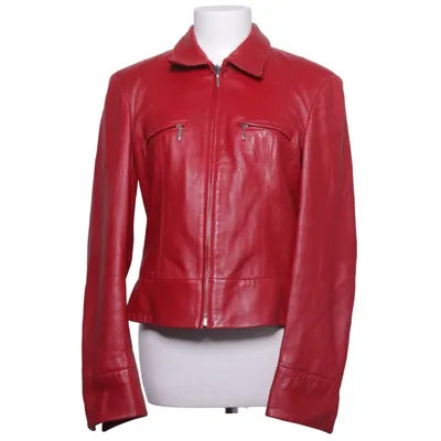 Veste en cuir (Rouge) de Biba