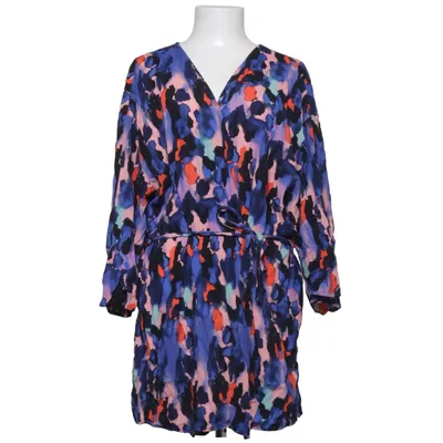 Omlottklänning (Blå, Flerfärgad) från Zizzi Viskos
